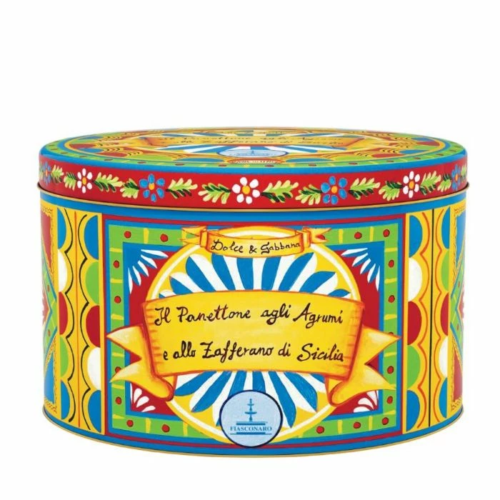 Panettone Fiasconaro Dolce E Gabbana Agrumi E Zafferano Di Sicilia 1 Kg 1 Panettone Fiasconaro Dolce E Gabbana Agrumi E Zafferano Di Sicilia 1 Kg