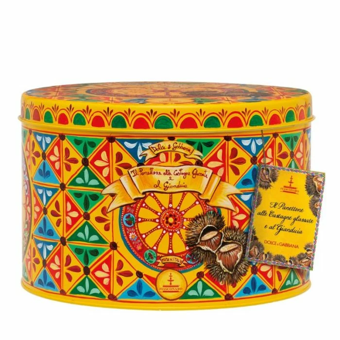 Panettone Dolce E Gabbana Castagne Glassate E Gianduja Fiasconaro 1 Kg 1 Panettone Dolce E Gabbana Castagne Glassate E Gianduja Fiasconaro 1 Kg