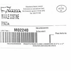Costine Di Maiale Italiano 1Kg -Negozio FoodExplore economico product c o cost