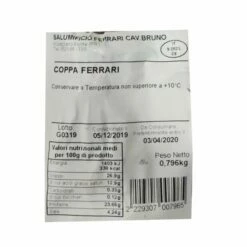 Coppa Ferrari 800g 3 Coppa Ferrari 800g -Negozio FoodExplore economico product e t etichetta coppa ferrari