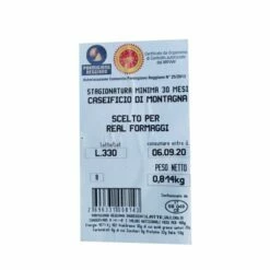 Parmigiano Reggiano DOP 30 Mesi Montanari Gruzza -Negozio FoodExplore economico product e t etichetta parmigiano montanari gruzza