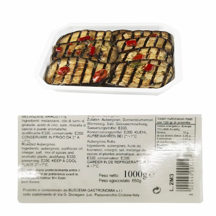 Melanzane Grigliate Buscema 1Kg 2 Melanzane Grigliate Buscema 1Kg - immagine 2