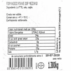 Piave DOP Mezzano -Negozio FoodExplore economico product m e mezzanasdsc