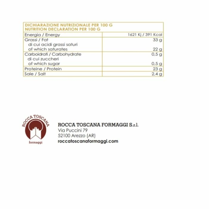 Pecorino Stagionato Con Miele Il Dorato Rocca Toscana Formaggi 2 Pecorino Stagionato Con Miele Il Dorato Rocca Toscana Formaggi - immagine 2