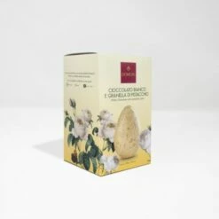 Uovo Di Cioccolato Bianco E Granella Di Pistacchio Domori